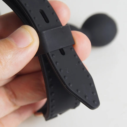 BDSM Medical Silicone 3 Ball Mouth Gag,Bondage Restraint Slave Gags Deep Throating,Sex Toys for Couple,Role Play,Adult Games