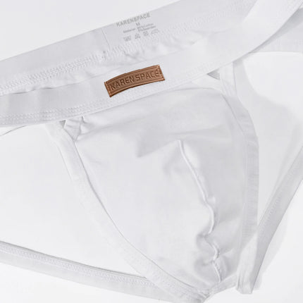 Men's Sexy Backless Breathable Thong Jockstrap Panties Jock Strap Briefs Comfortable Male Lingerie Underpants