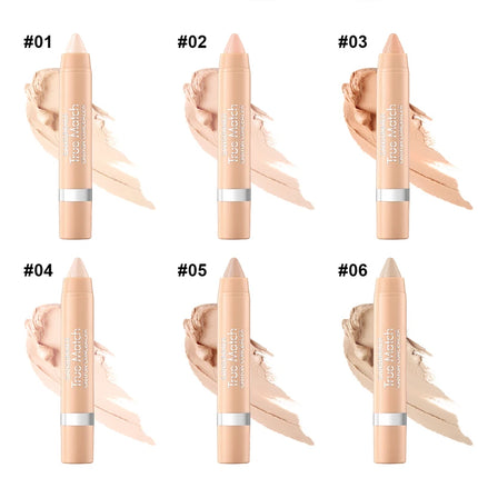 SANSUMMER LIGHT SENSE CRAYON CONCEALER Moisturizing eye concealer Covers wrinkles and dark circles Long-lasting waterproof