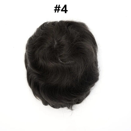 Os21 0.03-0.04mm NG Clearance Thin Skin Toupee Capillary Prothesis Hair Piece For Men Hair Replacement System V Loop Men Toupee