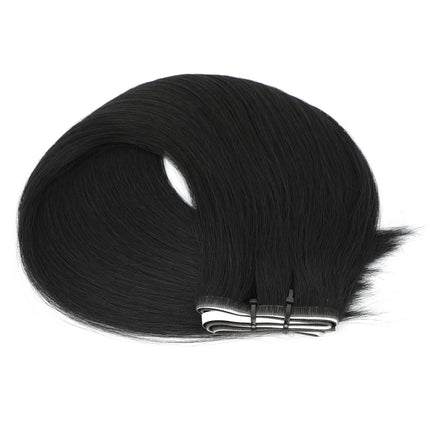 [NEW] Full Shine 50G One Piece Invisible Genius Hair Extensions Tape-In Real Human Hair Remy Skin Weft Thick Ends For Women