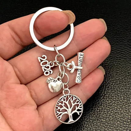 2026 Graduation Gown Cap KeyChain Ring Student Women Jewelry Personalized Accessories Fashion Pendant Gifts Forever