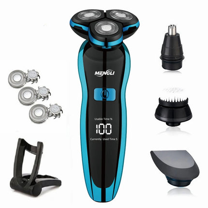 ZOZEN Electric Shaver Rechargeable Electric Razor Shaving Machine Cleaning Beard Razor for Men Wet and Dry Use Washable ZN1159