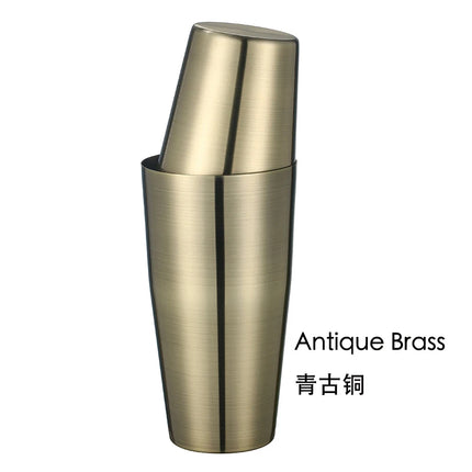 800ml Boston Cocktail Shaker Martini Bar Cocktail Shaker Stainless Steel Boston Flair Mixing Tin Set