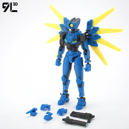 9L 3D Fantasy Warrior Character Model Horror Style Action Figure Desktop Display Collectible Toys Ornament Dummy13 Lueky13 Gifts
