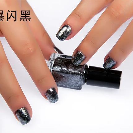 Metal Colour Nail Gel Polish Semi Permanent Mirror Gel Varnish Base Top Coat UV Gel Varnish Soak Off Nails Art Glue Nail Polish