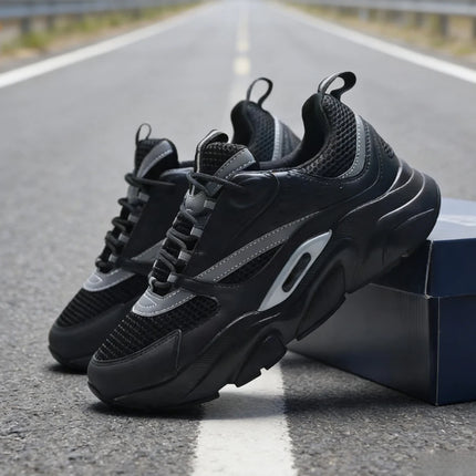 2026 Men's Casual Leather Sports Shoes B22 Cross-Laced Design High-End Feel Comfortable Breathable for Summer Season
