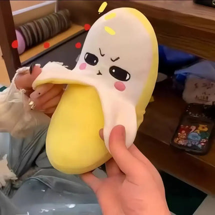 Creative Fruit Induction Metronome Cute Soft Banana Sound Squeaky Birthday Gifts Music Rhythm Stuffed Music Perception
