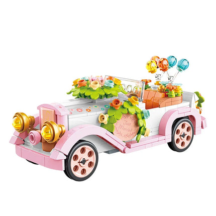 LOZ Beetle Station Wagon RV Small particle 2228PCS creative children's adult building blocks educational toy