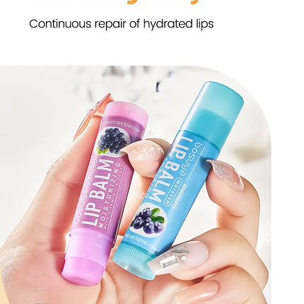24Pcs Fruit Series Lip Balm Set Honey Grape Avocado Moisturizing Repair Anti-Cracked Non-sticky Lip Balm for Lips Skin Care