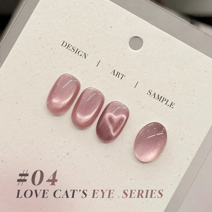 10ML 1-8PCS 2026 New Nude Pink Glass Bead Gel Nail Polish Gold Light Magnet Nude Cat Eye Gel Polish Cute Nails Nail Supplies