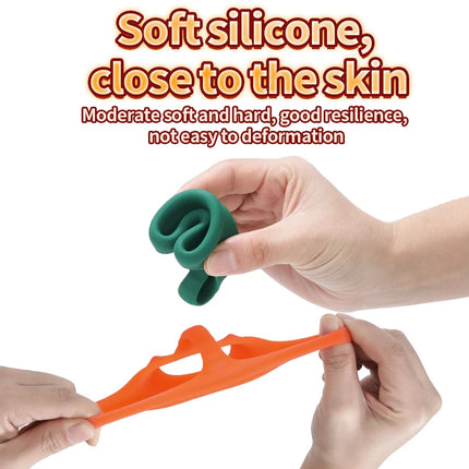 Silicone Penis Ring Scrotum Bondage Testicle Stretcher Delay Ejaculation Cock Ring Dick Enlarger Chastity Cage Sex Toys for Men