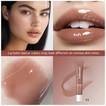 Butter Lip Balm Moisturizing Lip Gloss Oil Long Lasting Nourishes Smoothing Deep Hydration Daily Care Butter Lip Balm Makeup