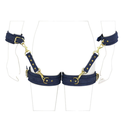 Thierry Bondage Restraint Adult Games Sex Toys For Woman,Thigh Cuffs, Handcuffs, Leg Cuffs Connection Belt,  Erotic Fetish Slave