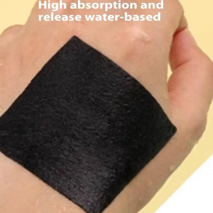 Bamboo Charcoal Wet Compress Cotton Pads 200PCS Disposable Black Makeup Remover Pads Facial Skin Wipe Cleaning Cotton Pads
