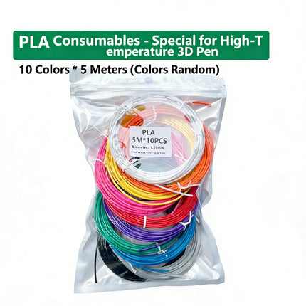 40 Colors 3D Pen Filament 1.75mm PLA Each Color 33 Feet 10m Glow-in-the-Dark 3D Filament Perfect Child Gift & Teaching-Specific