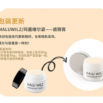 MALU WUILZ Concealer Palette Cream Texture Covers Acne Marks Dark Circles Multifunction Face Makeup Lasting Brighten Cosmetics