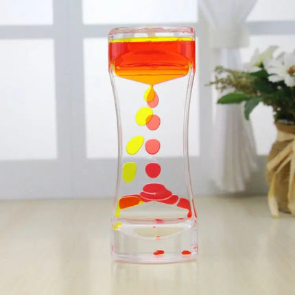 Liquid Motion Bubbler Timer Pack of Colorful Hourglass Liquid Bubbler Fidget Sensory Anxiety Autism Adults Activity Calm Rela