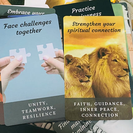 Spirit Advice Oracle Cards 47 Deck English Version Spirit Board games with Keywords on Cards