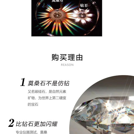 Women's Full-Row Moissanite Bracelet - PT950 Platinum, High Quality, 0.1Ct Each Stone, 17cm/18cm Size