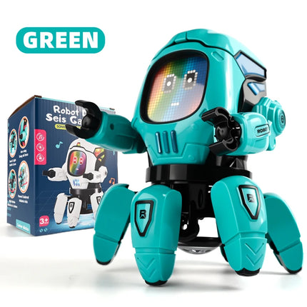 Creativity Dance Robots Music LED 6 Claws Octopus Robot Birthday Gift Toys For Children Early Education Baby Toy For Boys Girls