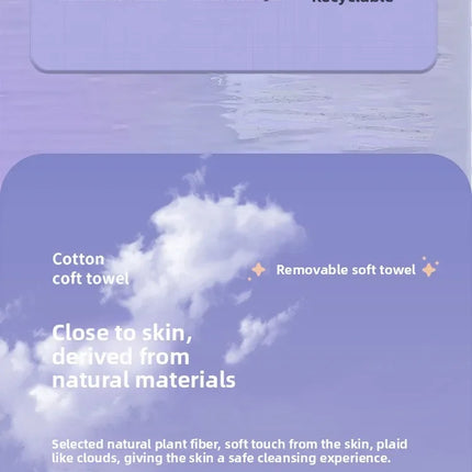 Face Towel Disposable Pure Cotton Thick Facial Towels Disposable Compressed Wipes Soft Cleansing Wipes Travel Makeup Paper Home