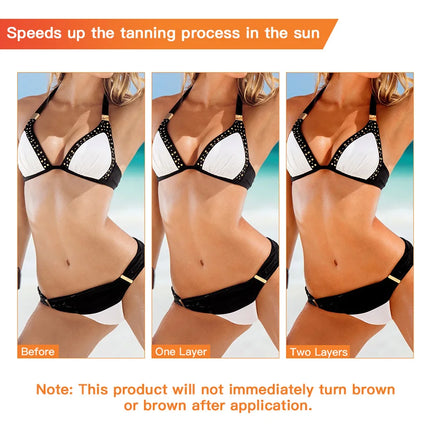 Lakerain Intensive Tanning Gel Body Cream Bronze Tanning Lotion Carroten Effective Sun Aid Take In Sunlight Moisturizing Cream
