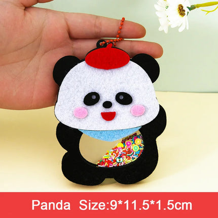 Creative Sequin Shaker Halloween Animal Pendant Handmade Craft Material Kits Kindergarten Kids Practice Ability Learning Toys