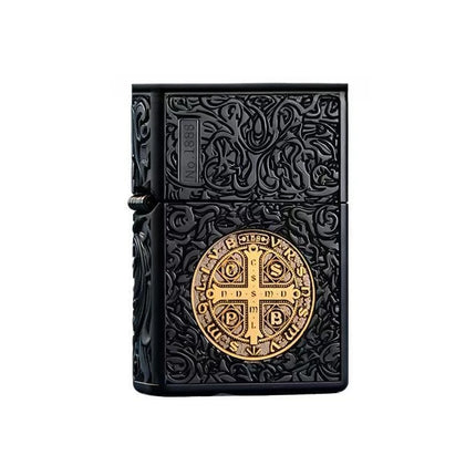 ZORRO Black Titanium Constantine Kerosen Lighter, Personalized Thickened Armor, Gift for Boyfriend Gadgets for Men