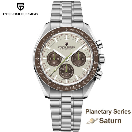 PAGANI DESIGN 2026 New V5 PD1701 Men's Watches Luxury Quartz Watch Men Sport Speed Chronograph AR Sapphire glass 100M Waterproof