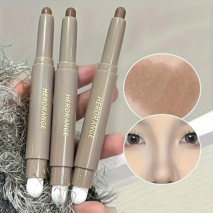 Herorange Valentine's Day Gift Contour Stick - 2-in-1 Nose & Face Sculpting Pen with Brush, Suitable for All Skin Types
