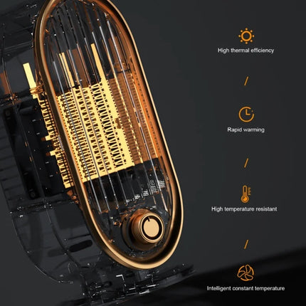 Mini Heater Fan Dual Hot Cold Vertical Portable Desktop Quiet Office Use Personal Space Warmer Cooler For Indoor Home Room Desk