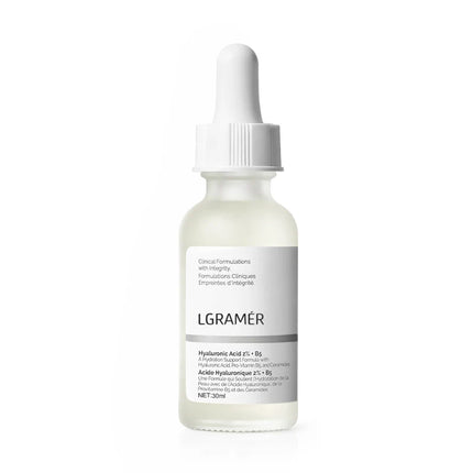 2% Hyaluronic Acid + B5 Serum with Ceramide Multivitamin Moisturizing Essence 30ml Soft Smooth Skin Facial Care Liquid