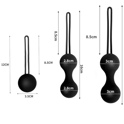 1/2 Bead Vaginal Balls Vibrators for Women Silicone Kegel Balls Vagina Training Tighten Exercise Ben Wa Ball Sex Toys for Womans