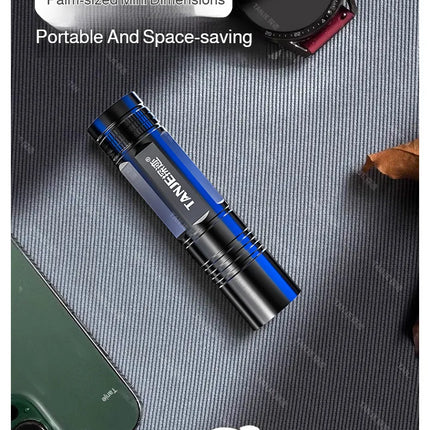 Super Bright Portable LED Mini Flashlight, Long Range Outdoor Torch With Strong Light For Camping Hiking Home Emergency