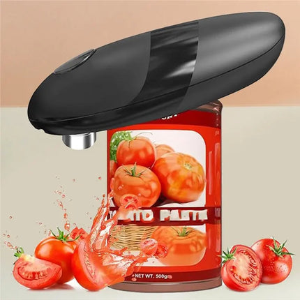 A84G-Kitchen Accessories Electric Can Opener 2Pcs One-Touch Automatic Gadget Can Open Any Can Smooth Edges