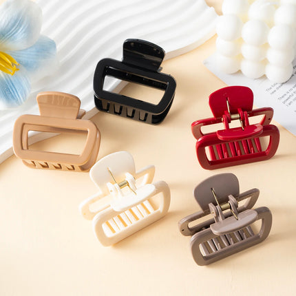 Silicone Hair Claw Clip / Pince Silicone Carrée