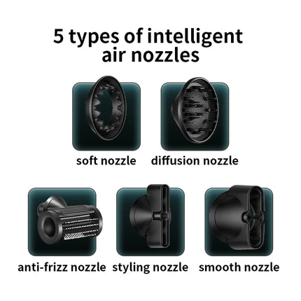 High Wind Home Negative Ion Silent Hair Dryer 1700W Intelligent Sensing Easy Hair Care Say Goodbye to Hot Hair Troubles