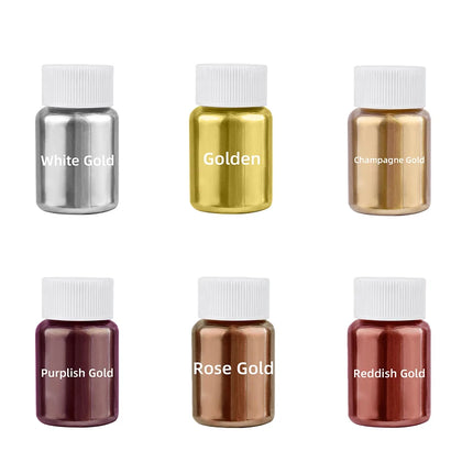 15g/Bottle Gold And Silver Dye Glitter Powder Mousse Cake Macaron Chocolate Confectionery Pastry Baking Cake Decoration