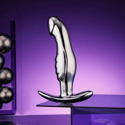 1Pcs, Metal Realistic Dildo Anchor Anl Plug, Three Sizes, Gem Base Anal Plug, G-Spot Massage, Sexual Health, Adult Sex, Sex Toys