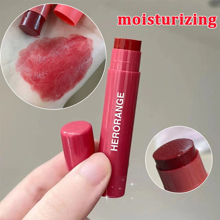 Herorange Moisturizing Lip Balm Long-Lasting Moisturizing Hydrating Anti-Chapped Lightening Lip Lines Christmas Gift