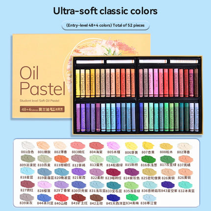 24/36/48 Colors Oil Pastel Crayons Set Soft Chalk Classic/Macarons/Morandi Color School Gift Children's Diy Heavy Color Crayons
