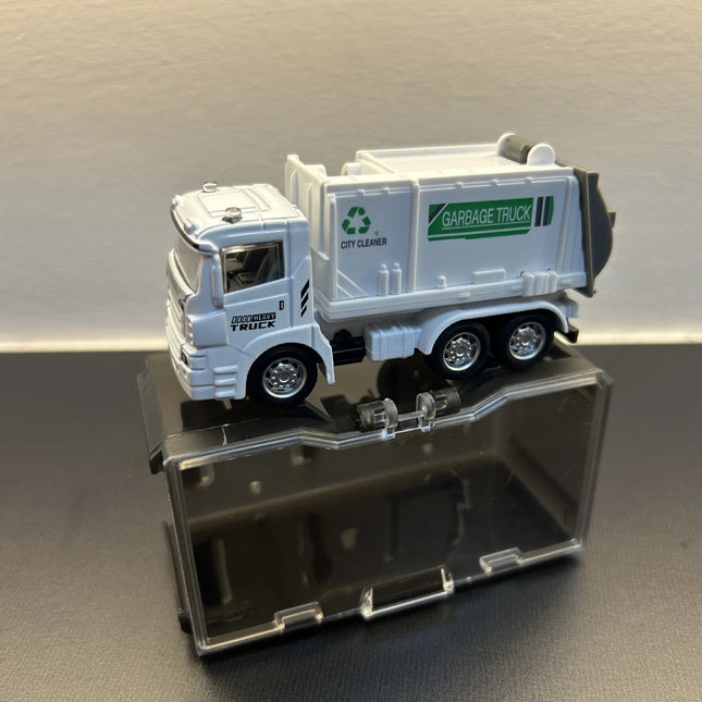 Alloy Engineering Vehicle Toys for Kids 1:64 Diecast Excavator Mixer Dump Truck Model Car with Display Box Boys Collectible Gift