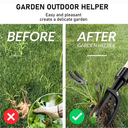 Stand Up Weeder Tool Manual Weed Puller Root Remover Detachable Garden Lawn Tool
