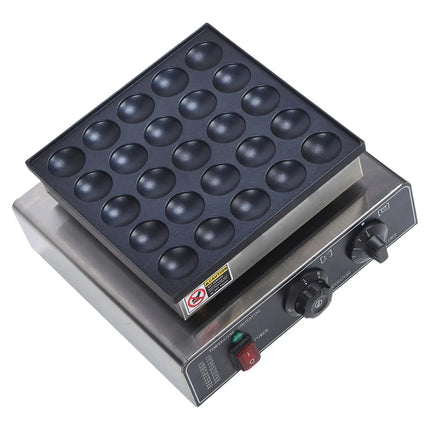 Cupcake Machine Electric Small Waffle Bites Household Non Stick Compact Waffle Maker for Snacks Breakfast Muffins Donut Desserts