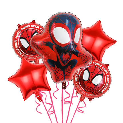 Spidey And His Amazing Friends Happy Birthday Party Decorations SpiderMan Theme Balloons Supplies Tablecloth Tableware Kids Gift