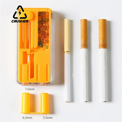 Cigarette Holder Smoking Explosion Beads Pusher Pop-up Smoke Push Ball Box DIY Ice Bead Popping Capsule Cigarette Accessories