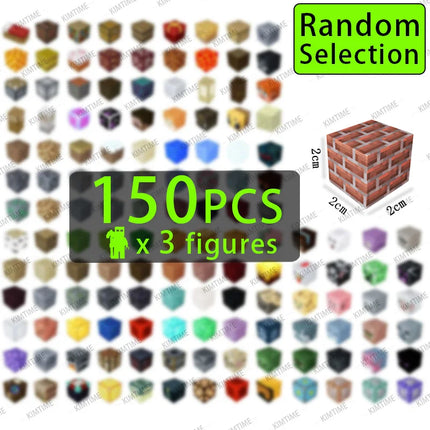 50-Piece Montessori Magnetic Blocks + Figure
