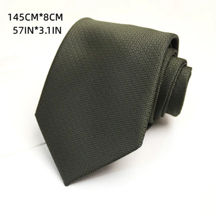 Green Deep Military Green Tie Floral Pattern Artistic Personality Student Uniform Tie Accessories Personality Trend Casual Daily