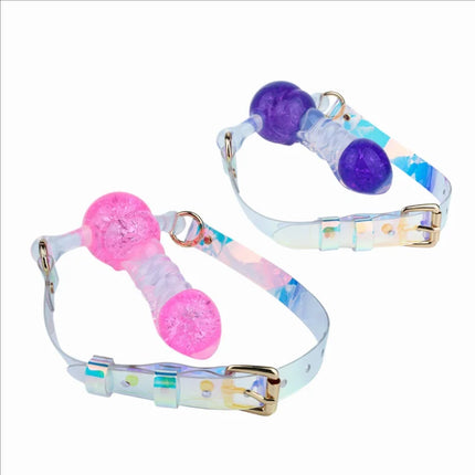Adjustable Mouth Plug Silicone Anal Plug Dilator with Ball Gag and Straps BDSM Adult Sex Toy for Women and Men Role Play 18+